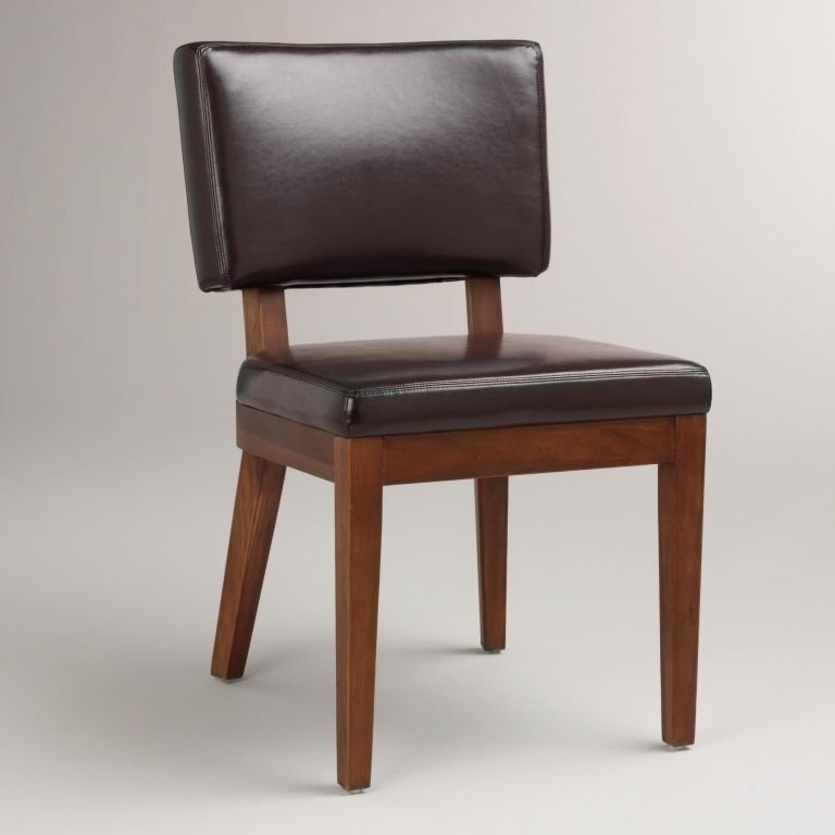 World Market Espresso Bonded Leather Sophia Chairs Home Design Tips and Advice